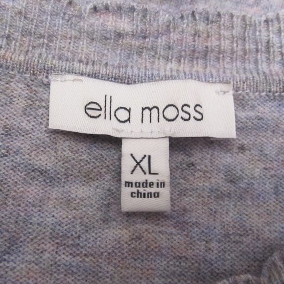 *FINAL PRICE* Ella Moss Puff Sleeve Maggie Sweater in Light Purple - XL - Picture 6 of 7